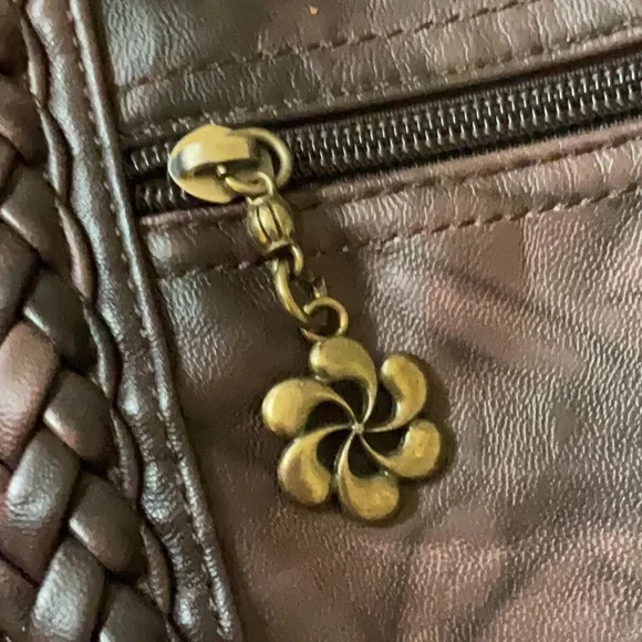 Angel Barcelo Roomy Large Coffee Brown Fashion Hobo Shoulder Handbag NWOT - Picture 11 of 14